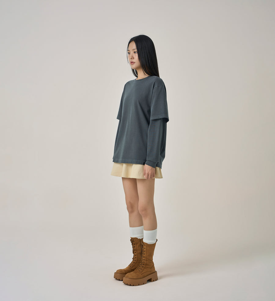 W Vintage Layered Long Sleeve