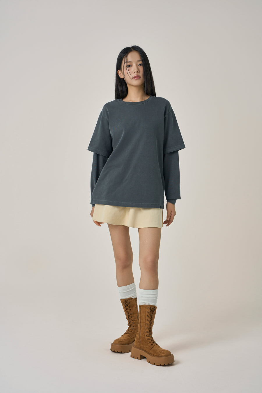 W Vintage Layered Long Sleeve