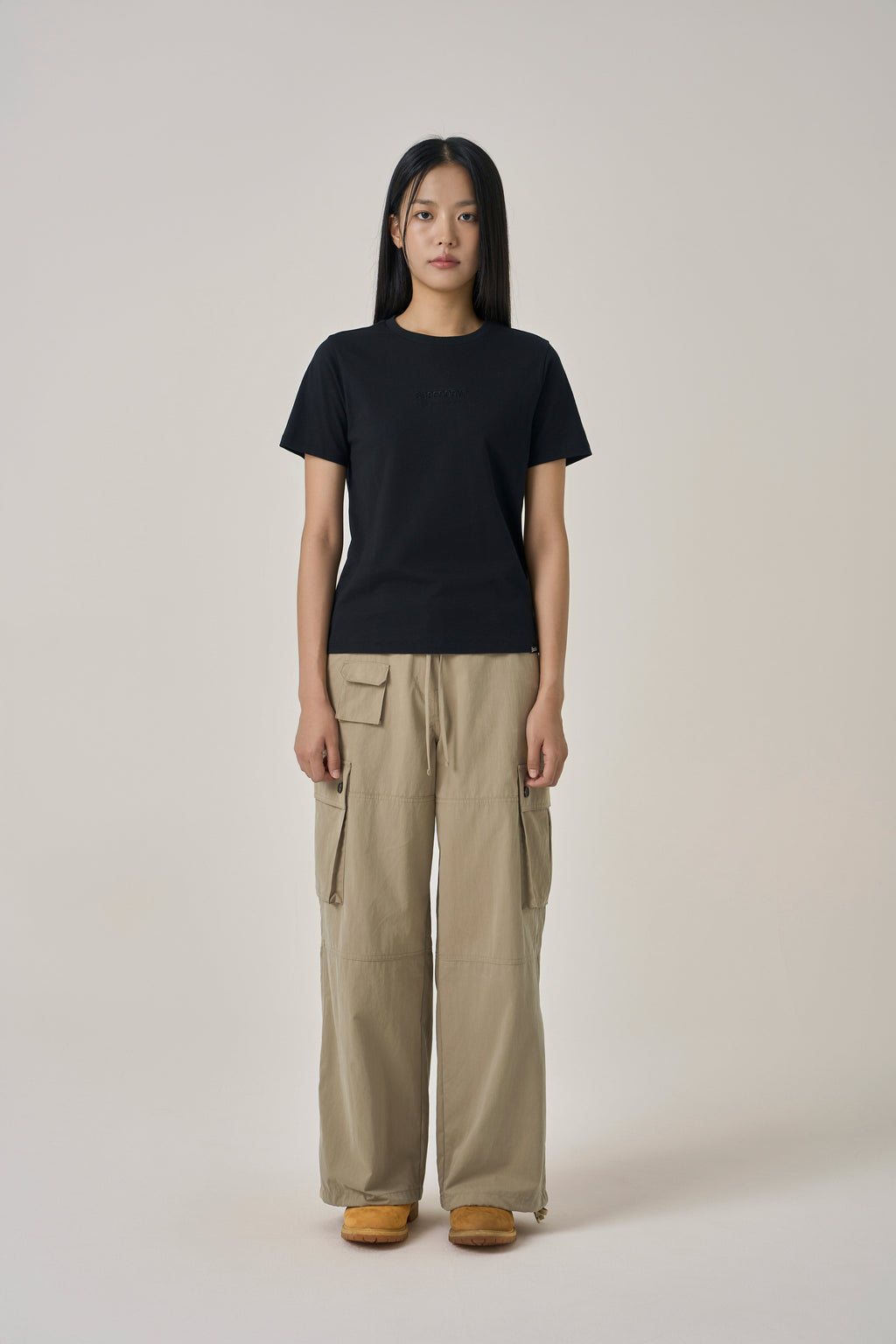 W Logo Embroidered T-Shirt