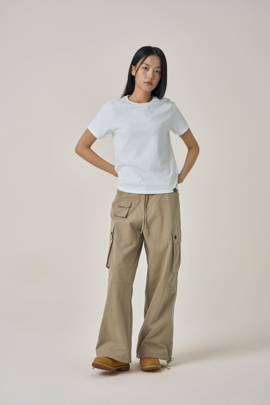 W Logo Embroidered T-Shirt