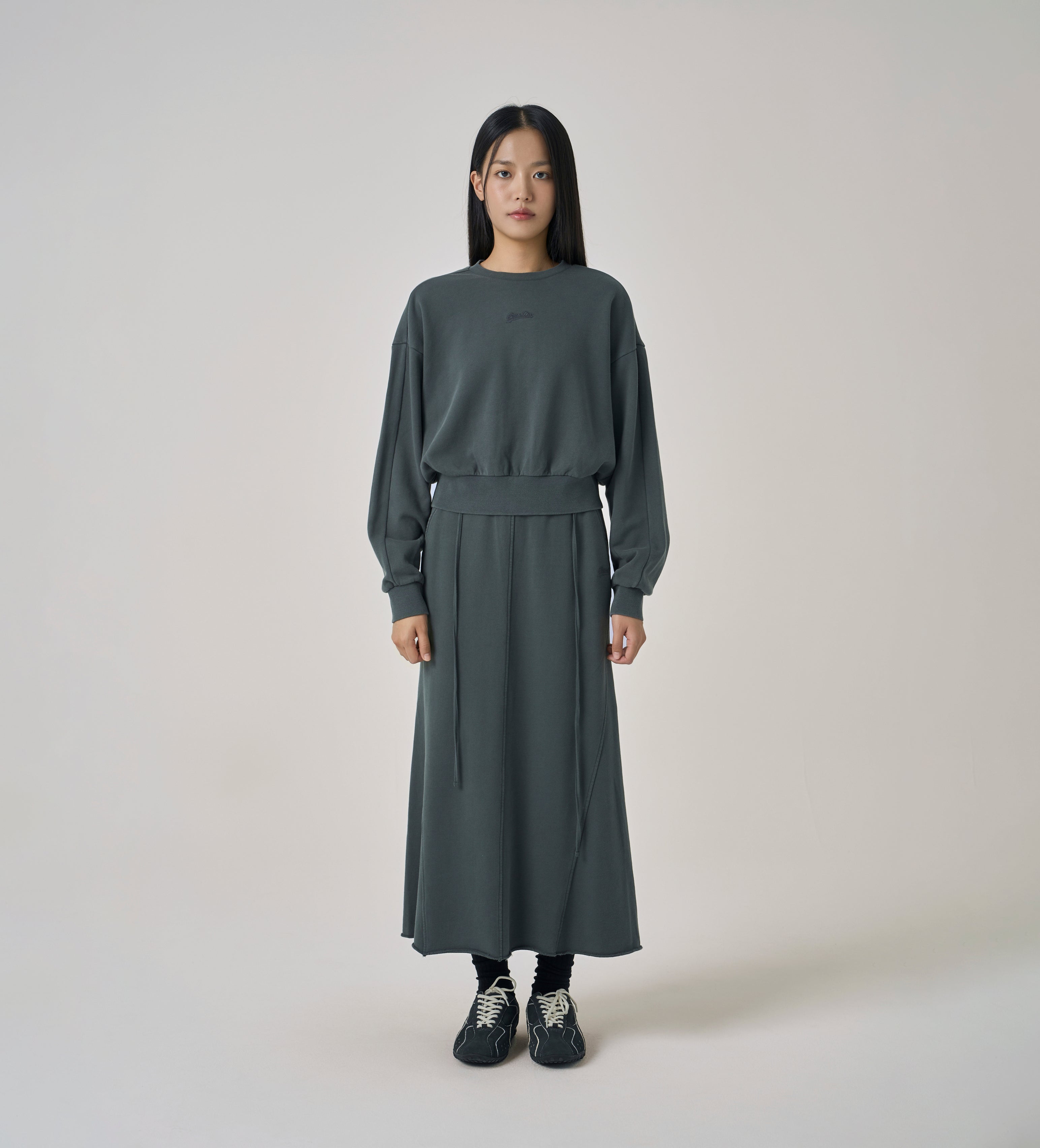 W Vintage String Sweatshirt