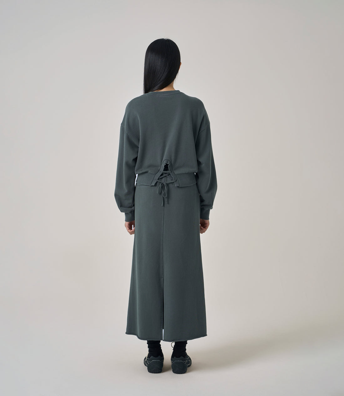 W Vintage String Sweatshirt