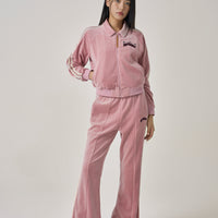 W Velour Track Jacket