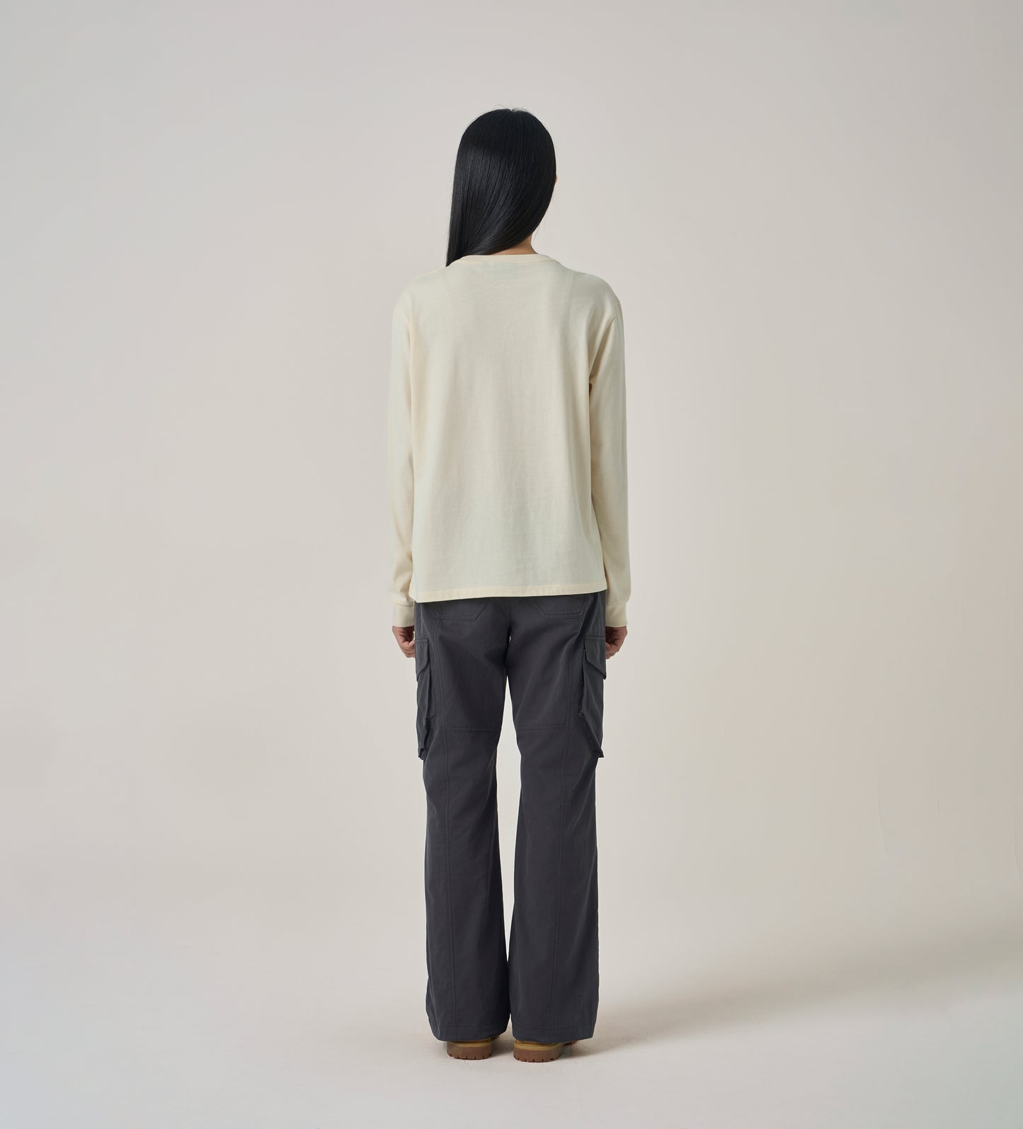 W Flower Embroidered Long Sleeve