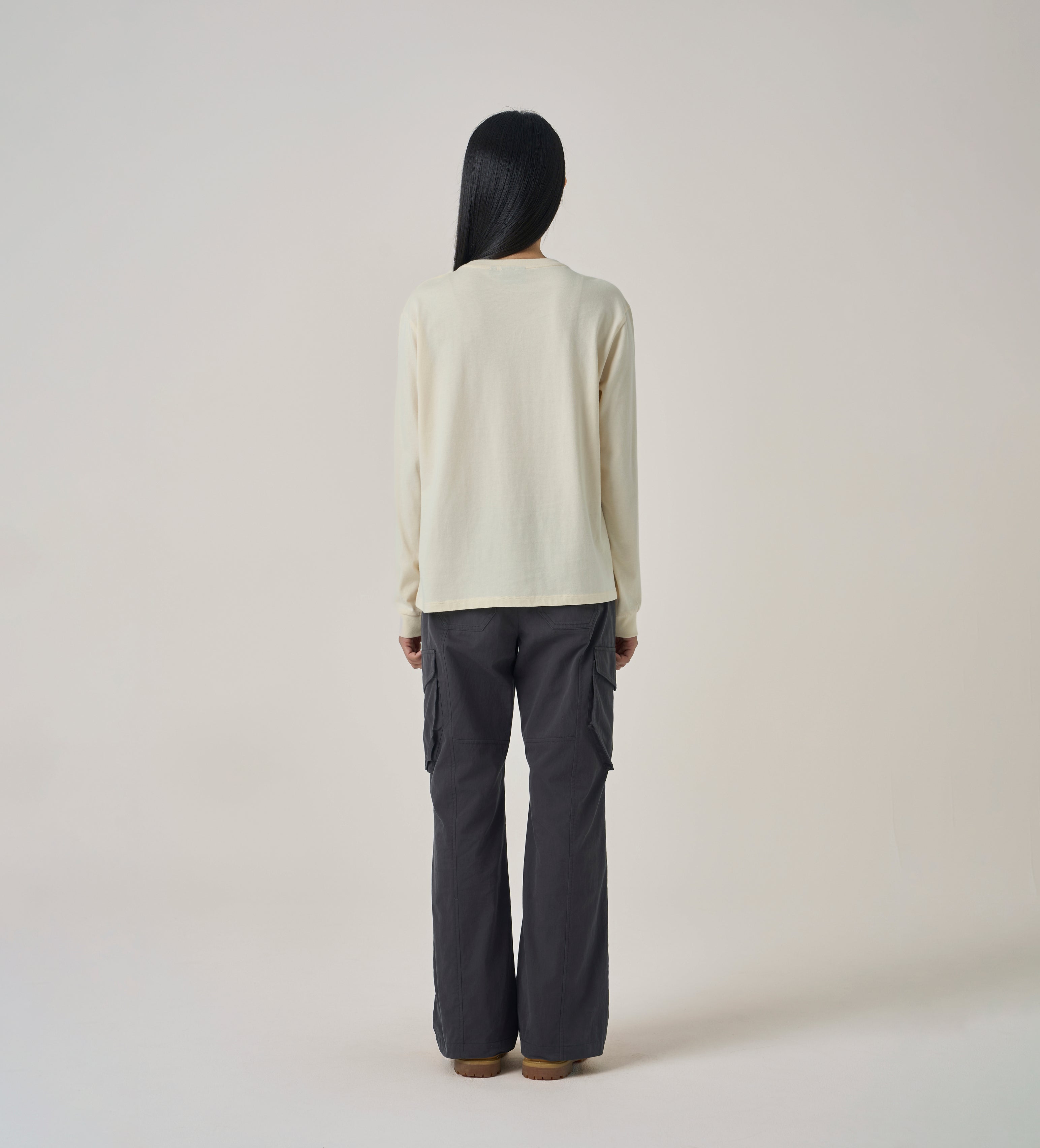 W Flower Embroidered Long Sleeve