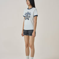 W Carnival Graphic Ringer T-Shirt