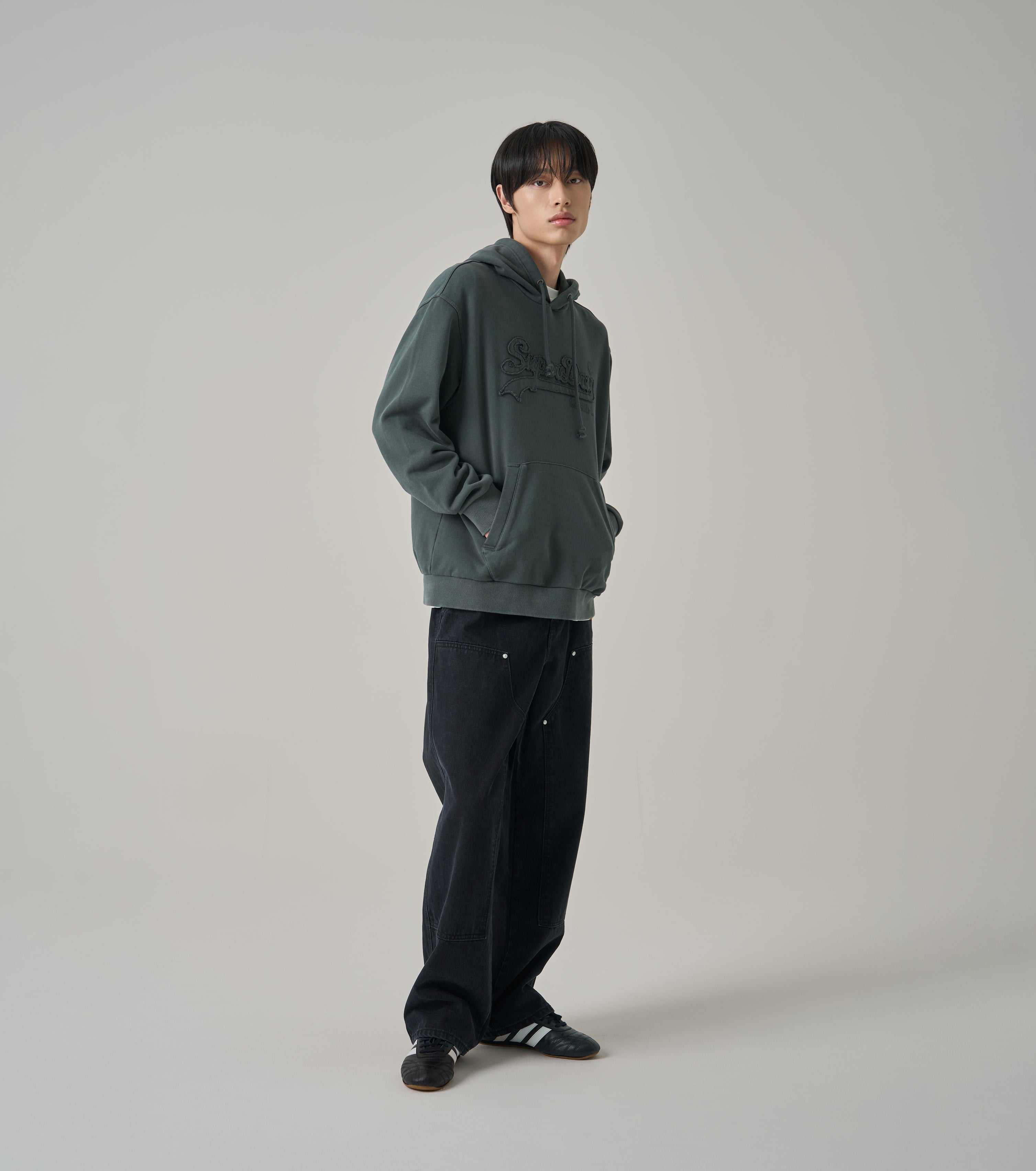 Double Knee Denim Carpenter Pants 2