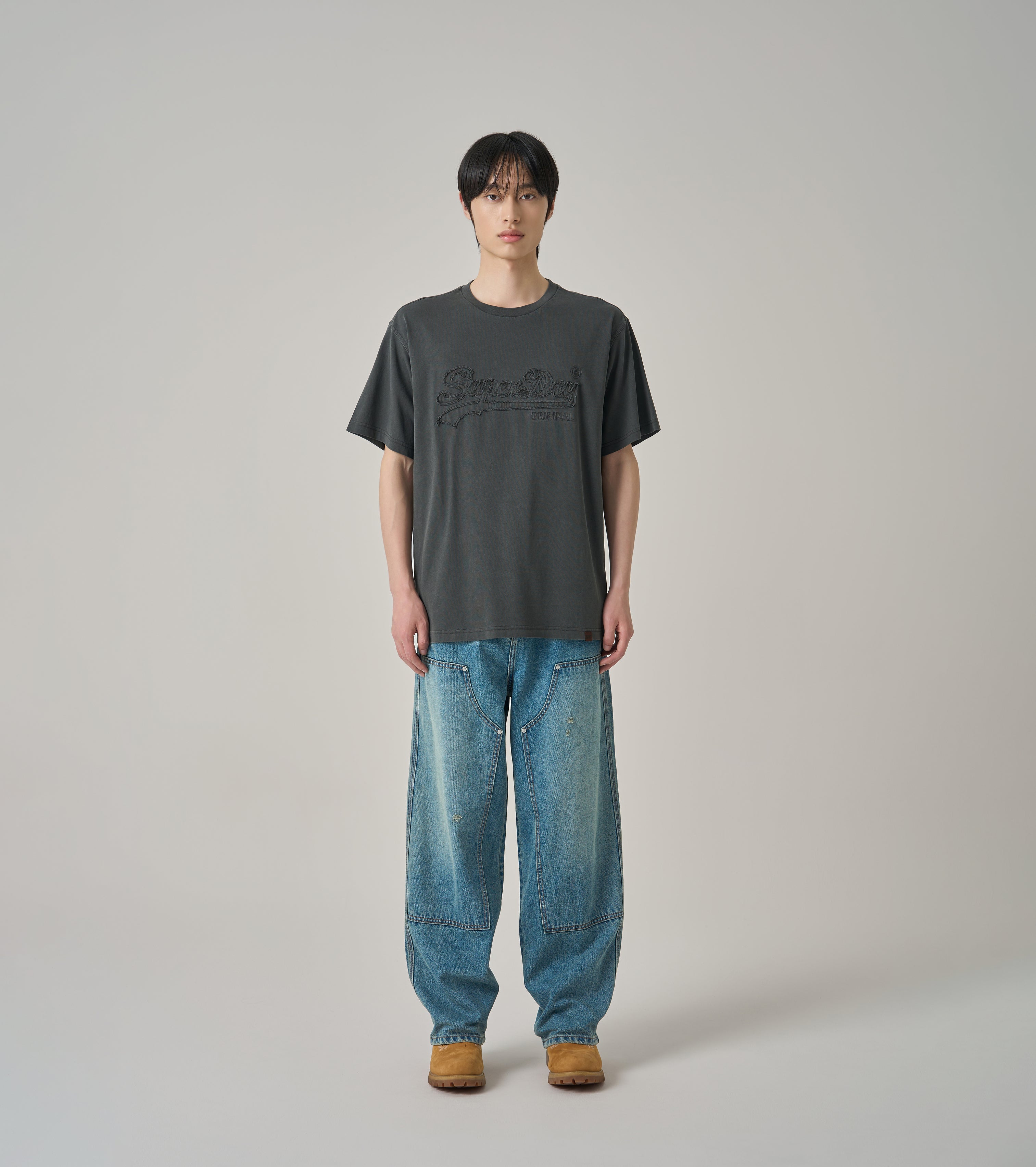 Double Knee Denim Carpenter Pants
