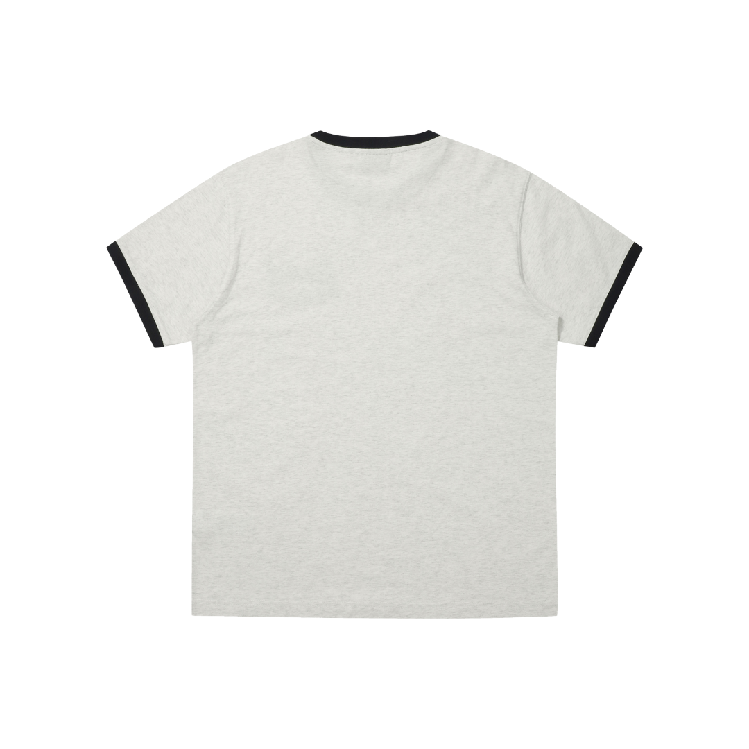 Vintage Logo Ringer T-Shirt - L/Grey
