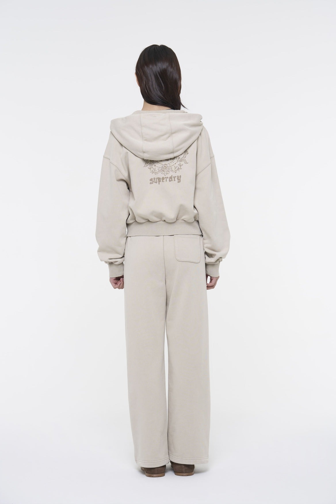 Washed Zip-Up Hoodie