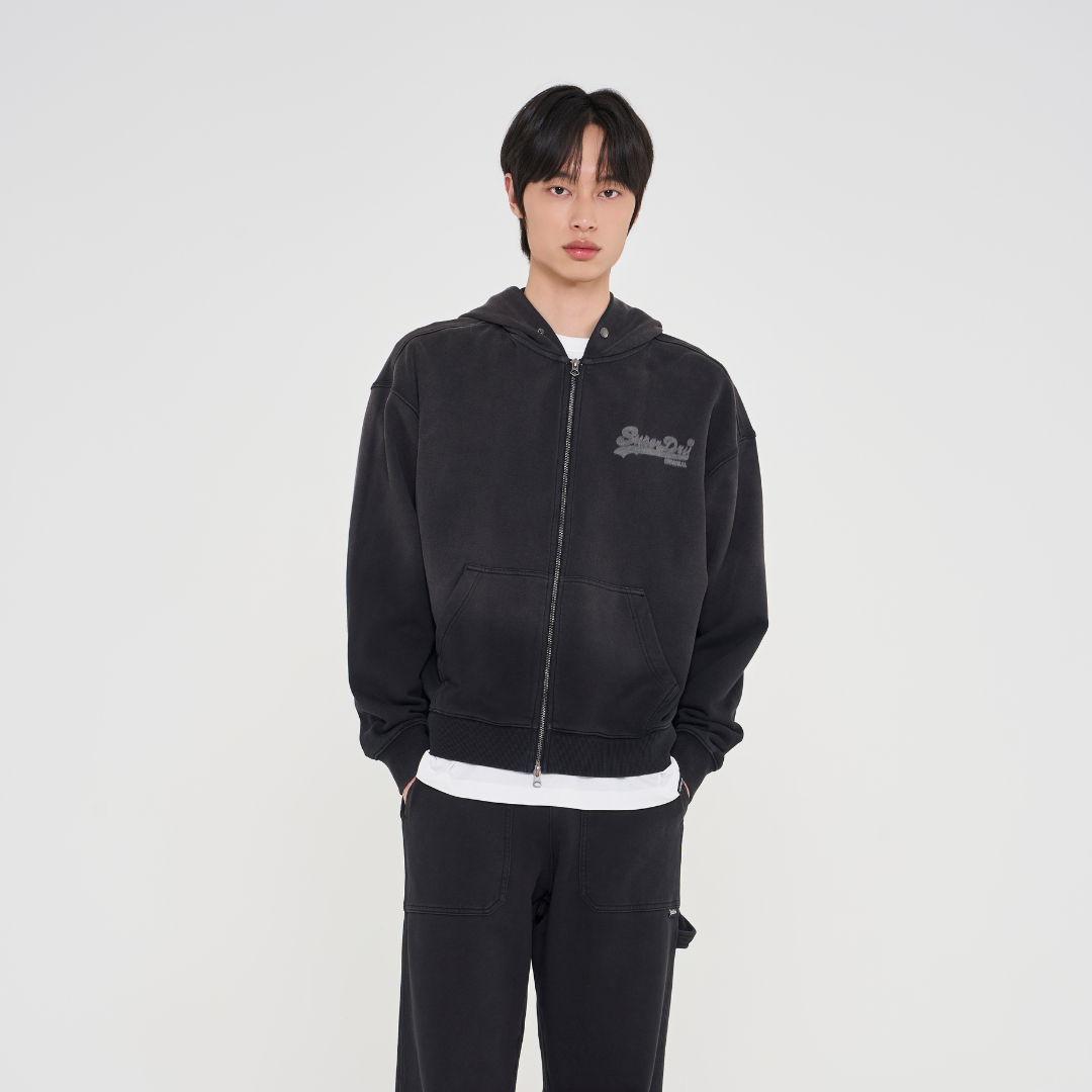 Vintage Zip-Up Hoodie