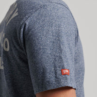 Workwear Trade Graphic T-shirt - Frosted Navy Grit