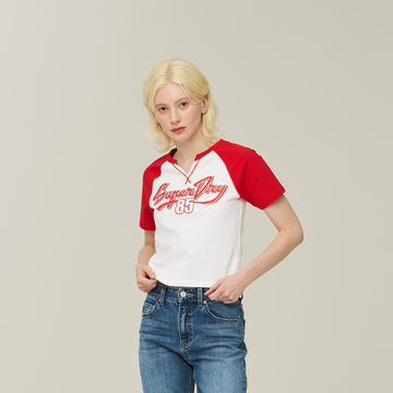 W Cap Sleeve T-Shirt