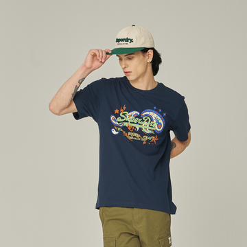 Regular Fit 1985 Paisley Half T-Shirts