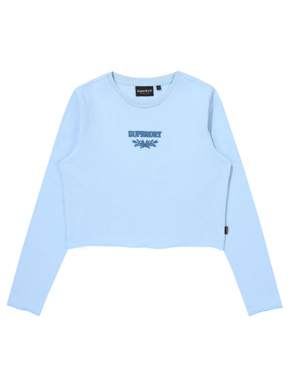 W Washed Raw Cut Long Sleeve