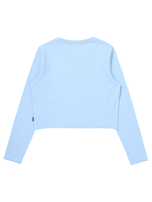 W Washed Raw Cut Long Sleeve