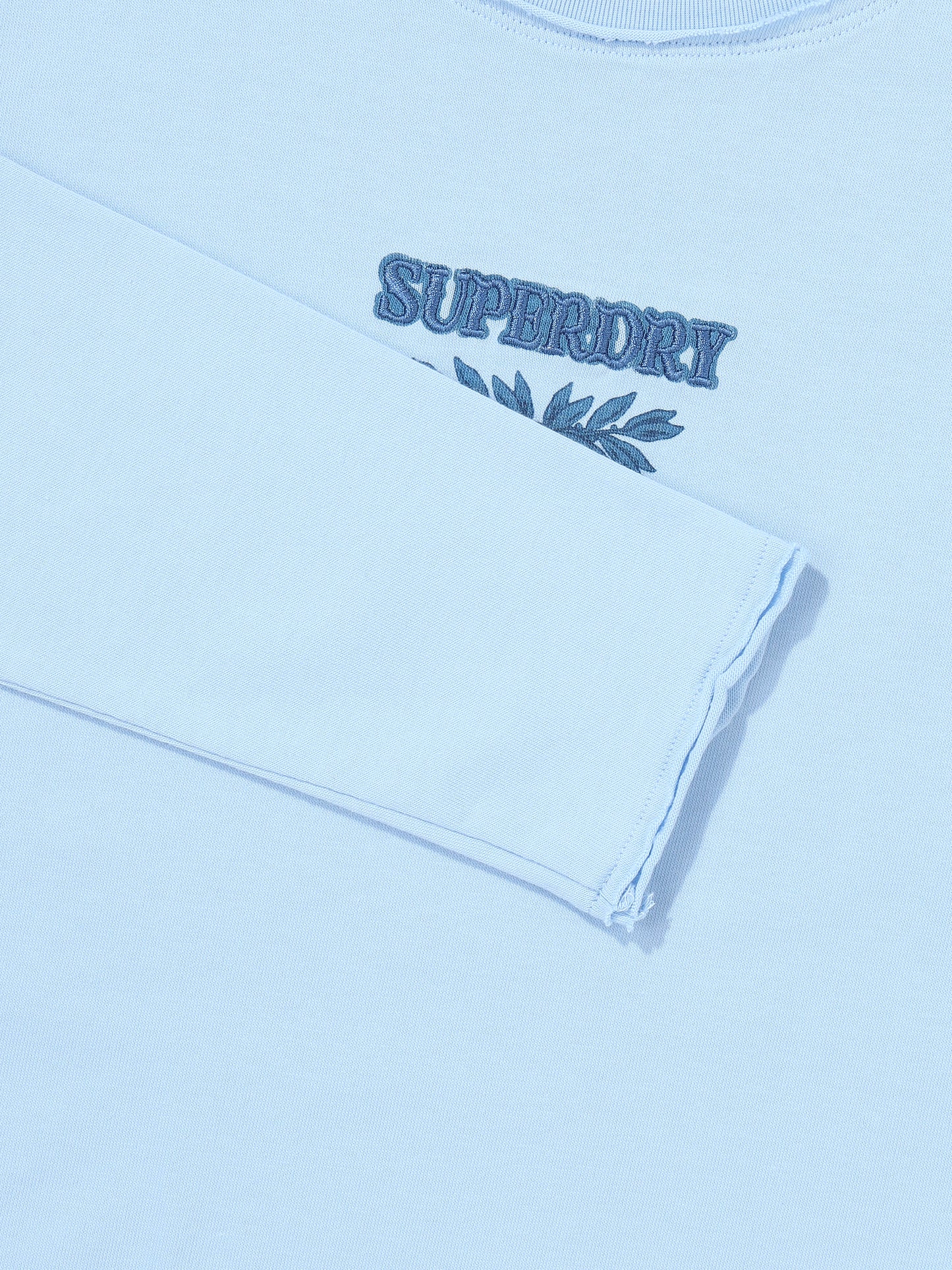 W Washed Raw Cut Long Sleeve