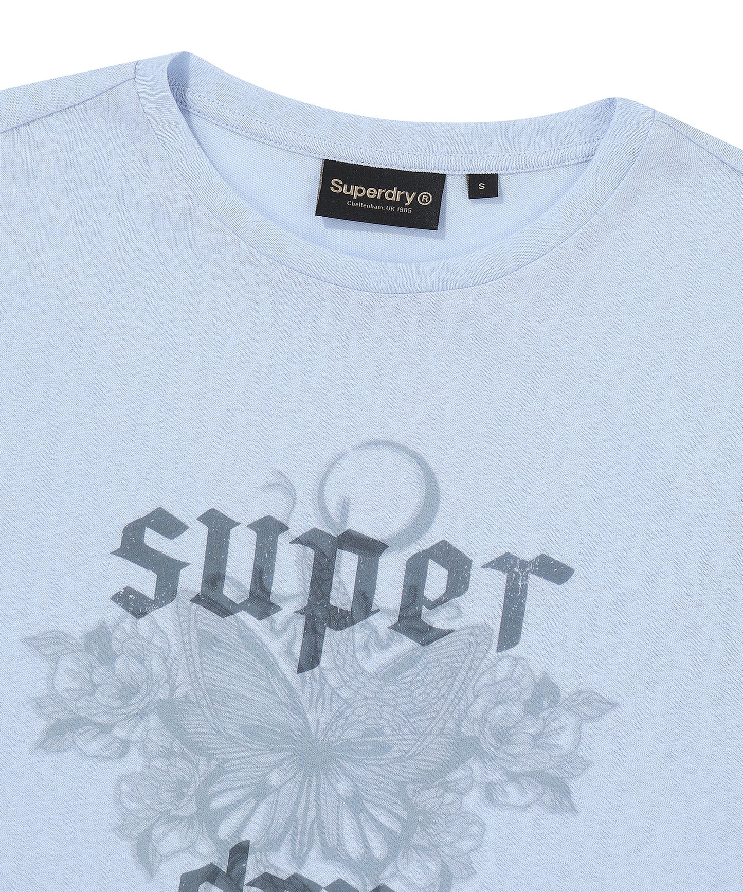 W Indie Sleaze Long Sleeve - Grey/Blue