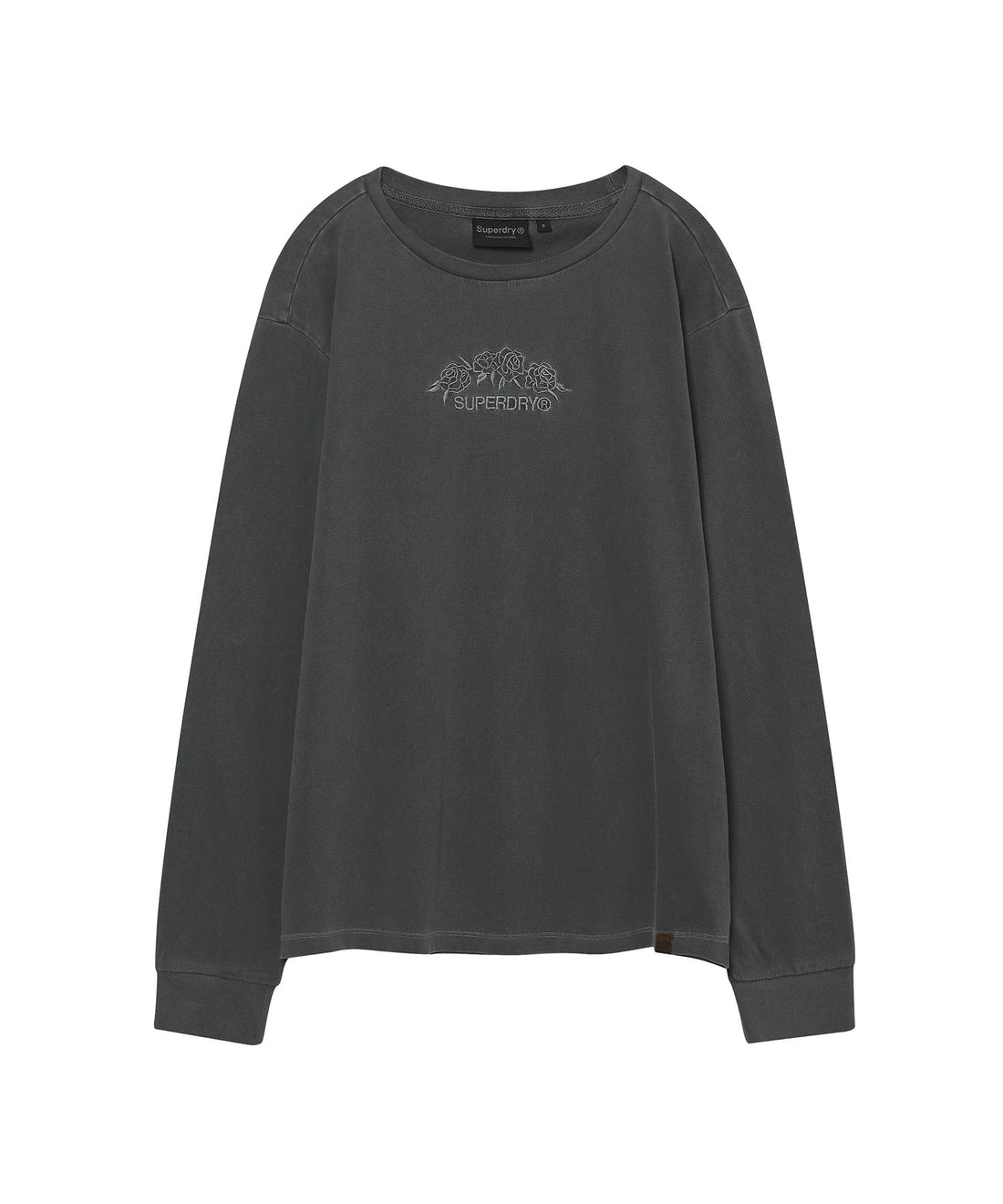 W Flower Embroidered Long Sleeve