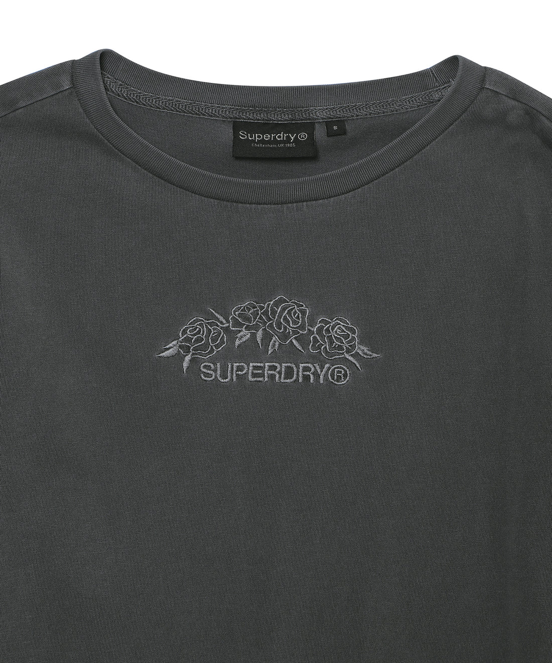 W Flower Embroidered Long Sleeve