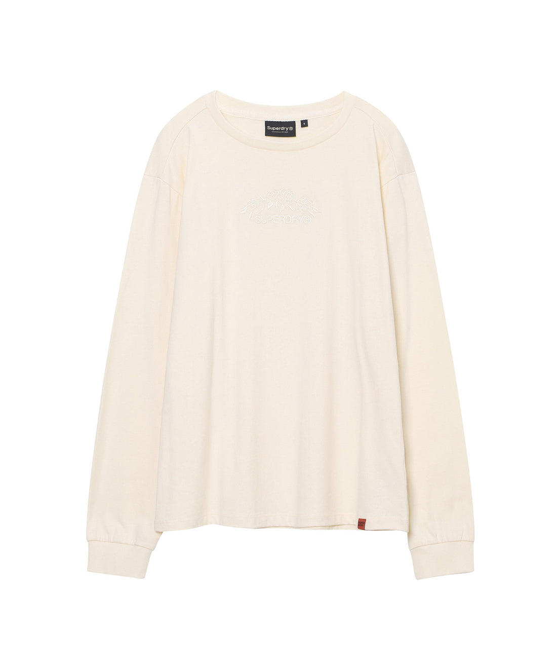 W Flower Embroidered Long Sleeve