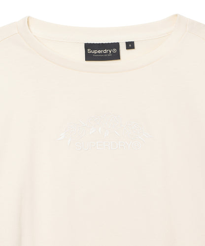 W Flower Embroidered Long Sleeve