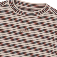 W Half-Neck Stripe Long Sleeve