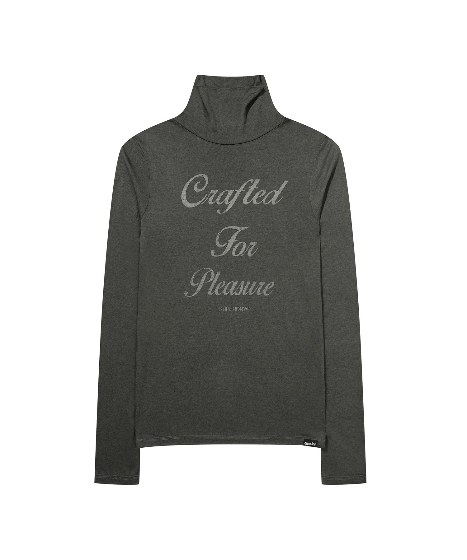 W Half-Neck Graphic Long Sleeve