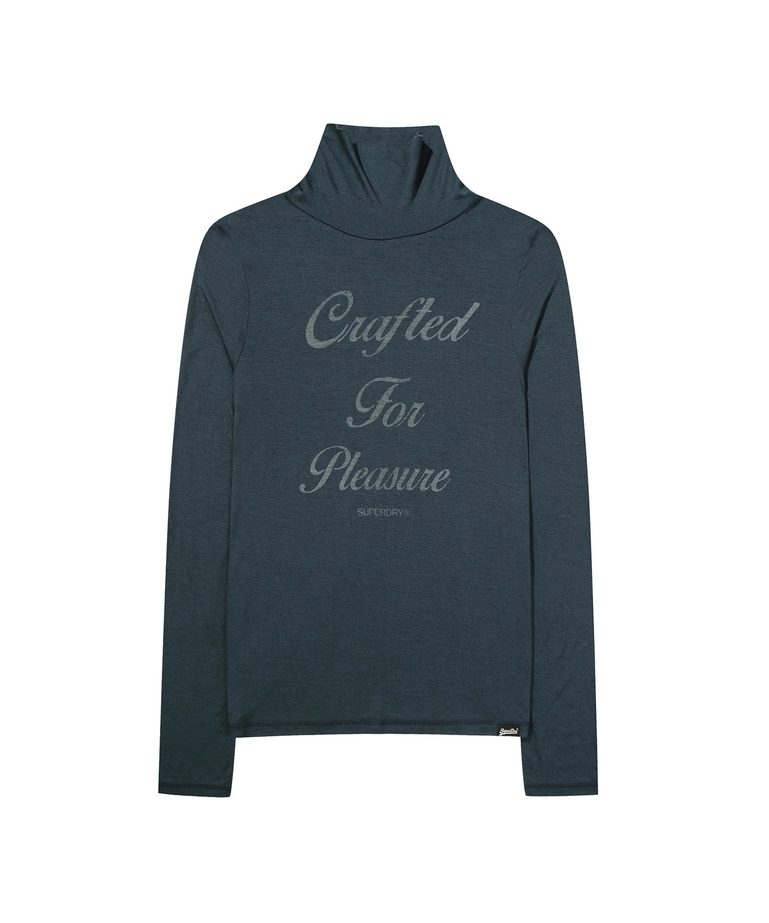 W Half-Neck Graphic Long Sleeve