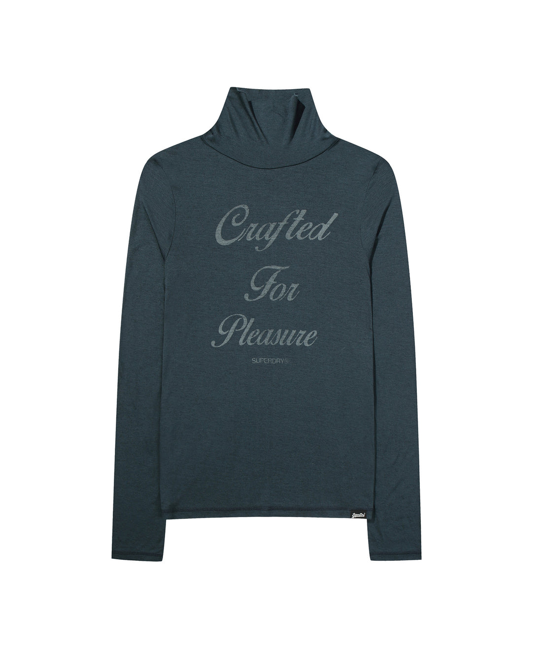 W Half-Neck Graphic Long Sleeve