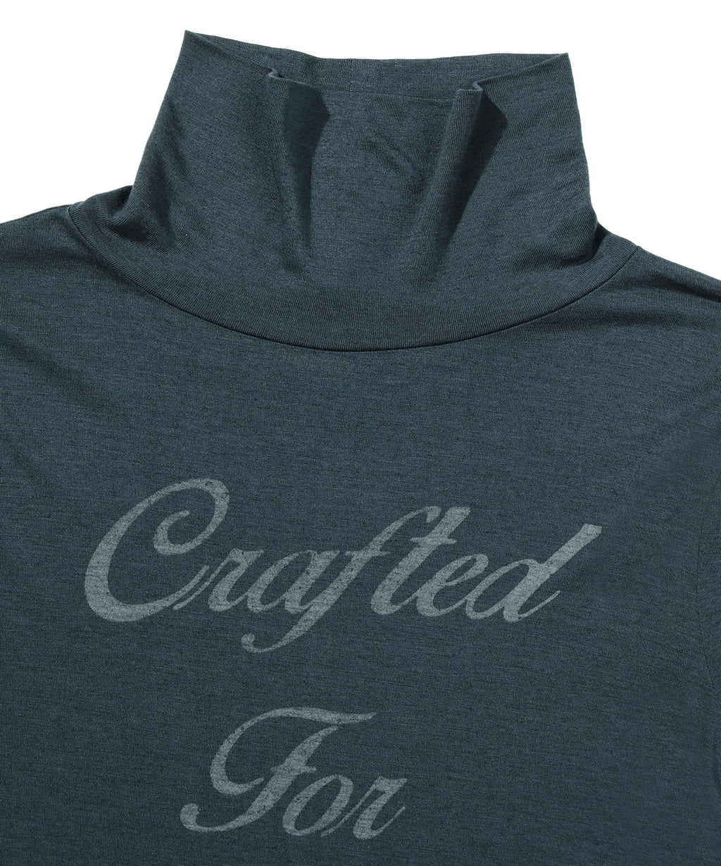 W Half-Neck Graphic Long Sleeve