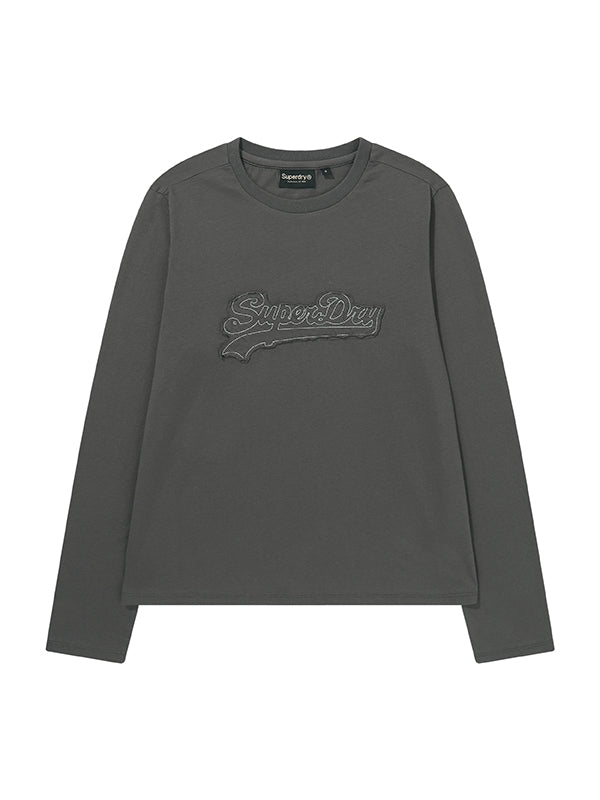 W Logo Applique Ls T-Shirt