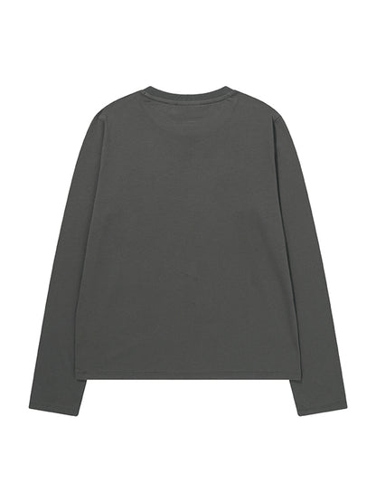 W Logo Applique Ls T-Shirt