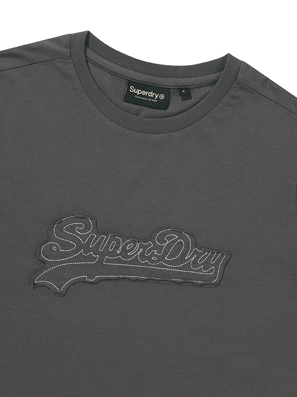 W Logo Applique Ls T-Shirt
