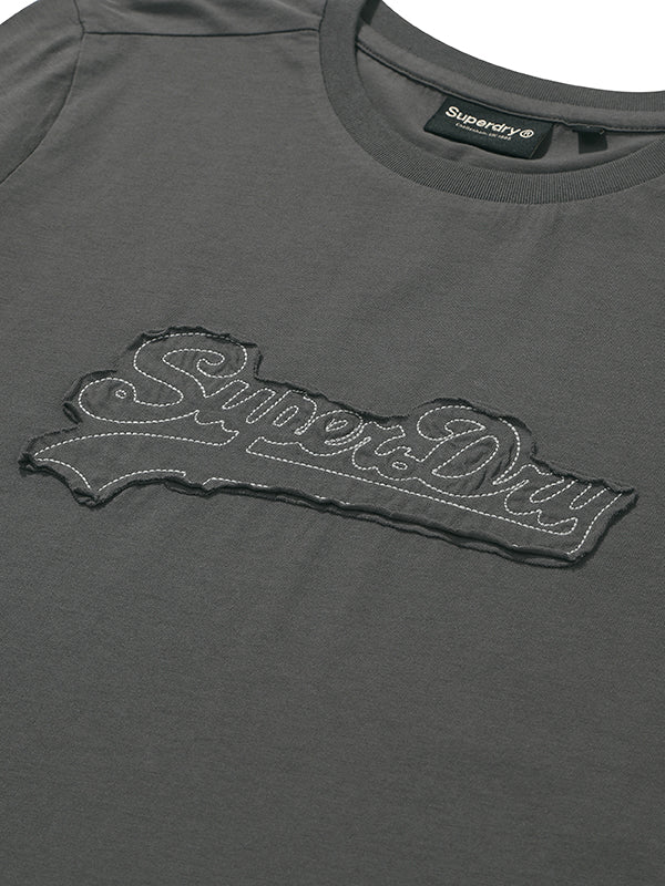 W Logo Applique Ls T-Shirt