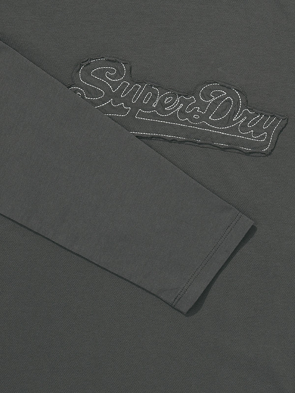 W Logo Applique Ls T-Shirt