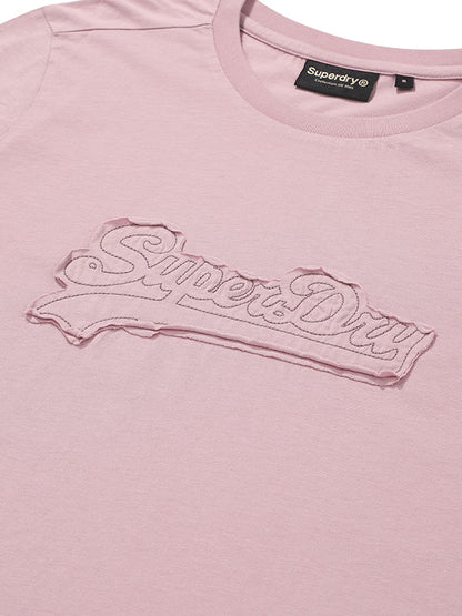 W Logo Applique Ls T-Shirt