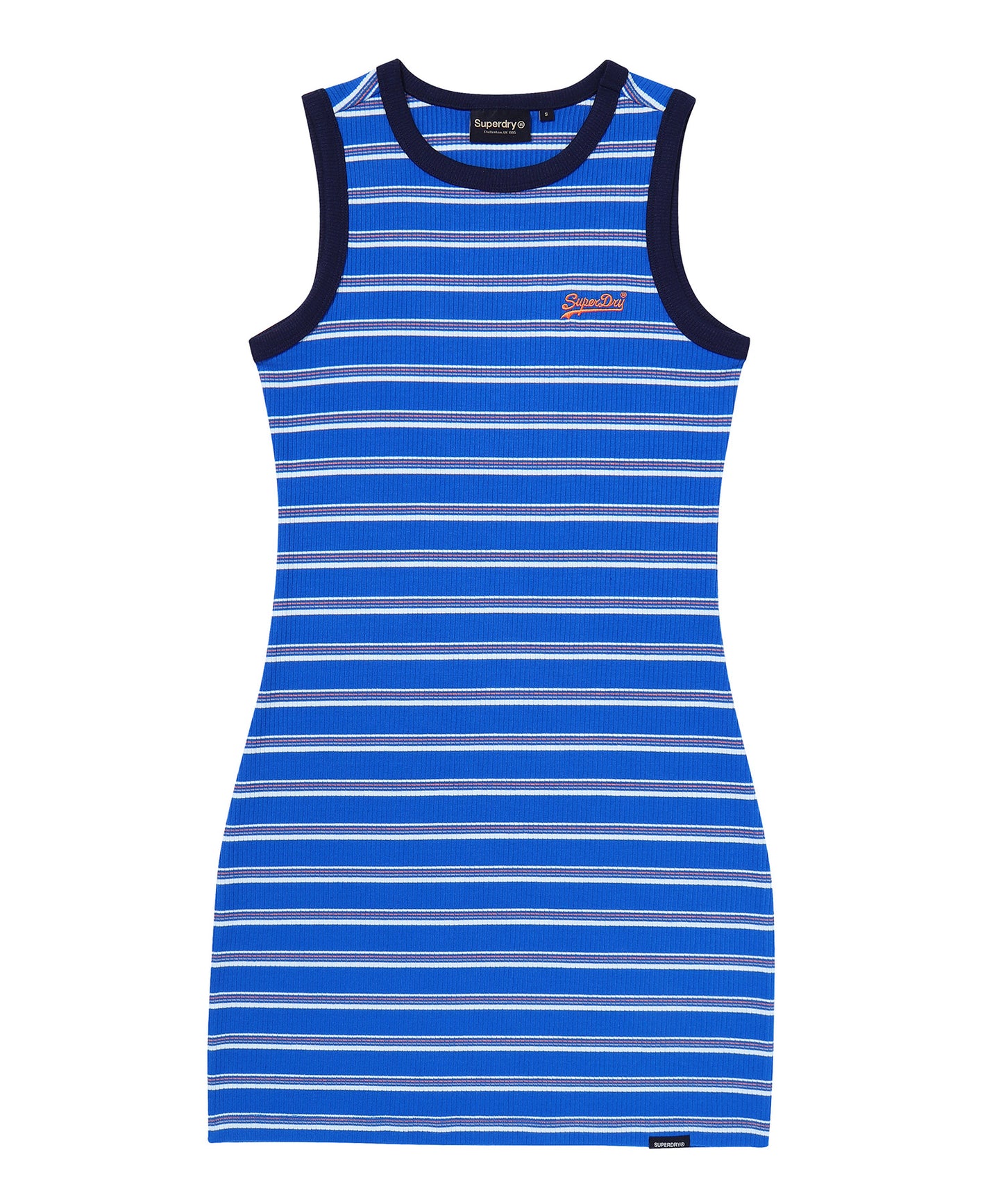 W Essential Stripe Dress - Blue