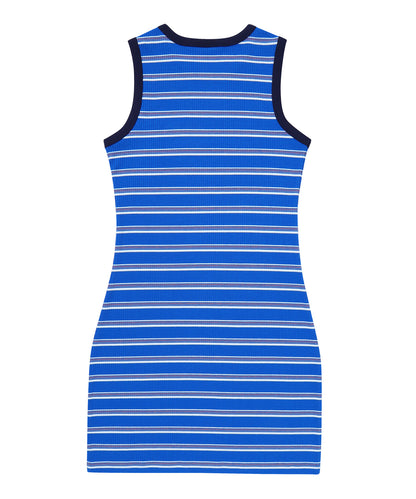 W Essential Stripe Dress - Blue