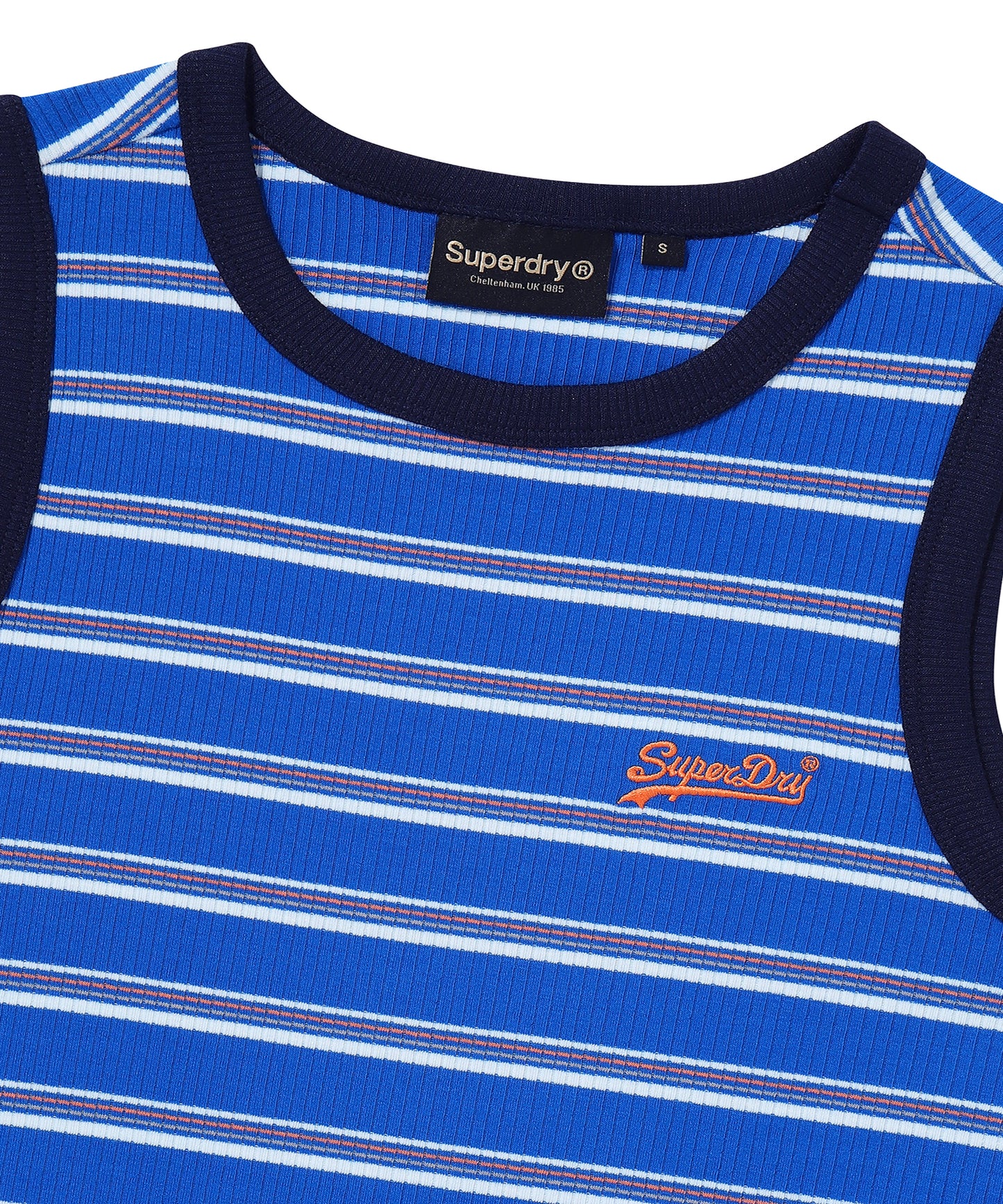 W Essential Stripe Dress - Blue