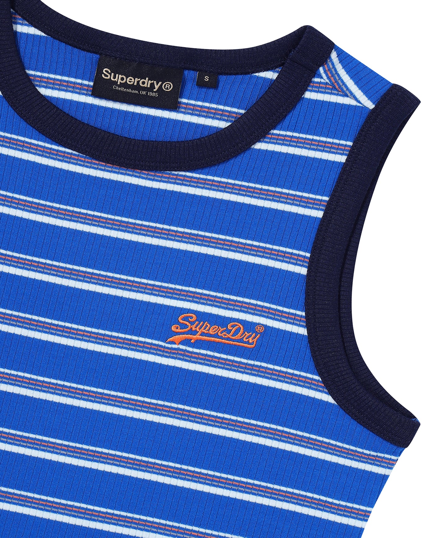 W Essential Stripe Dress - Blue