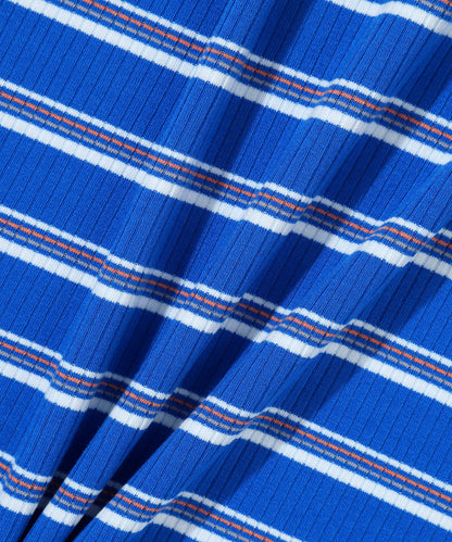 W Essential Stripe Dress - Blue