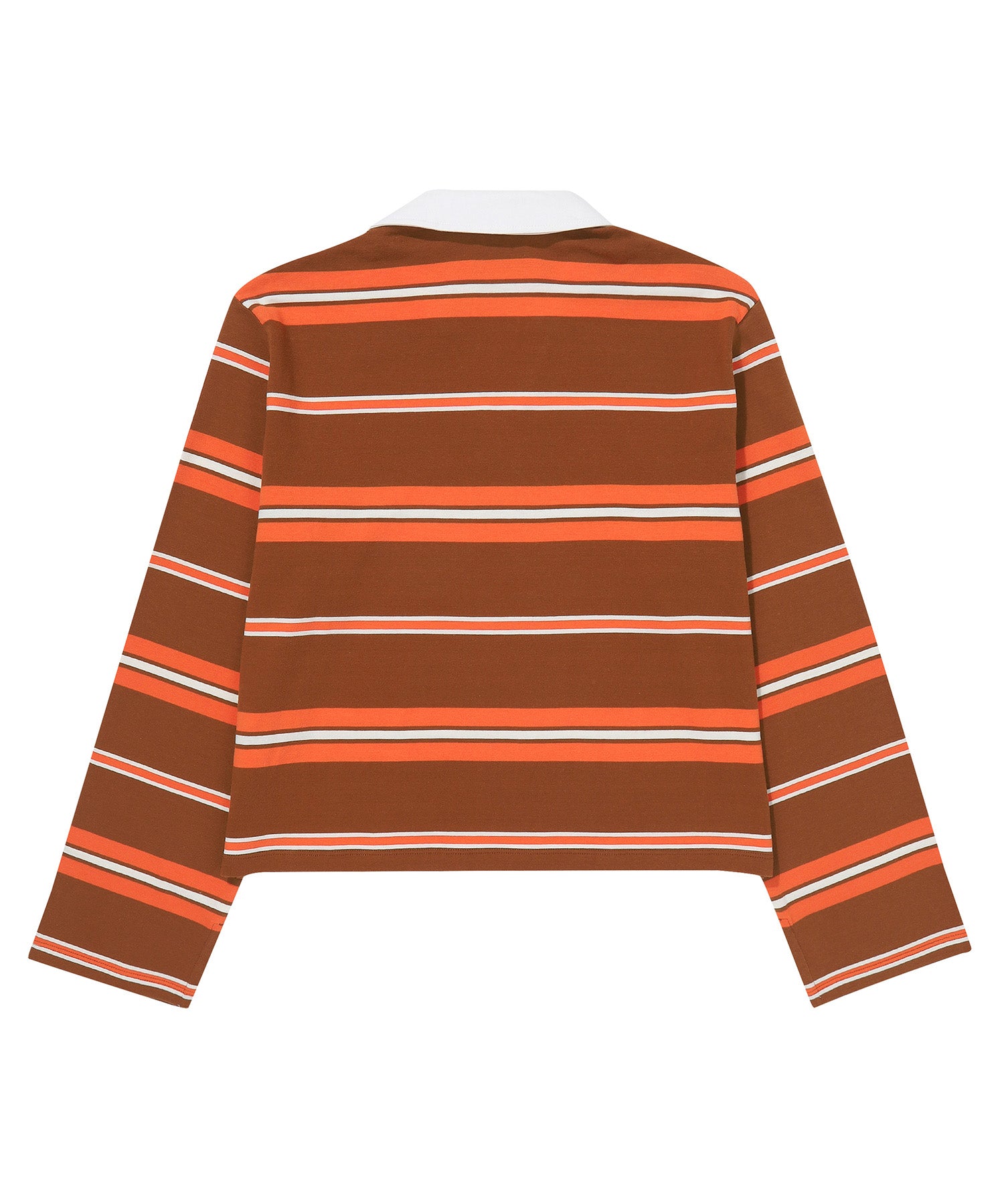 W Stripe Collar Long Sleeve