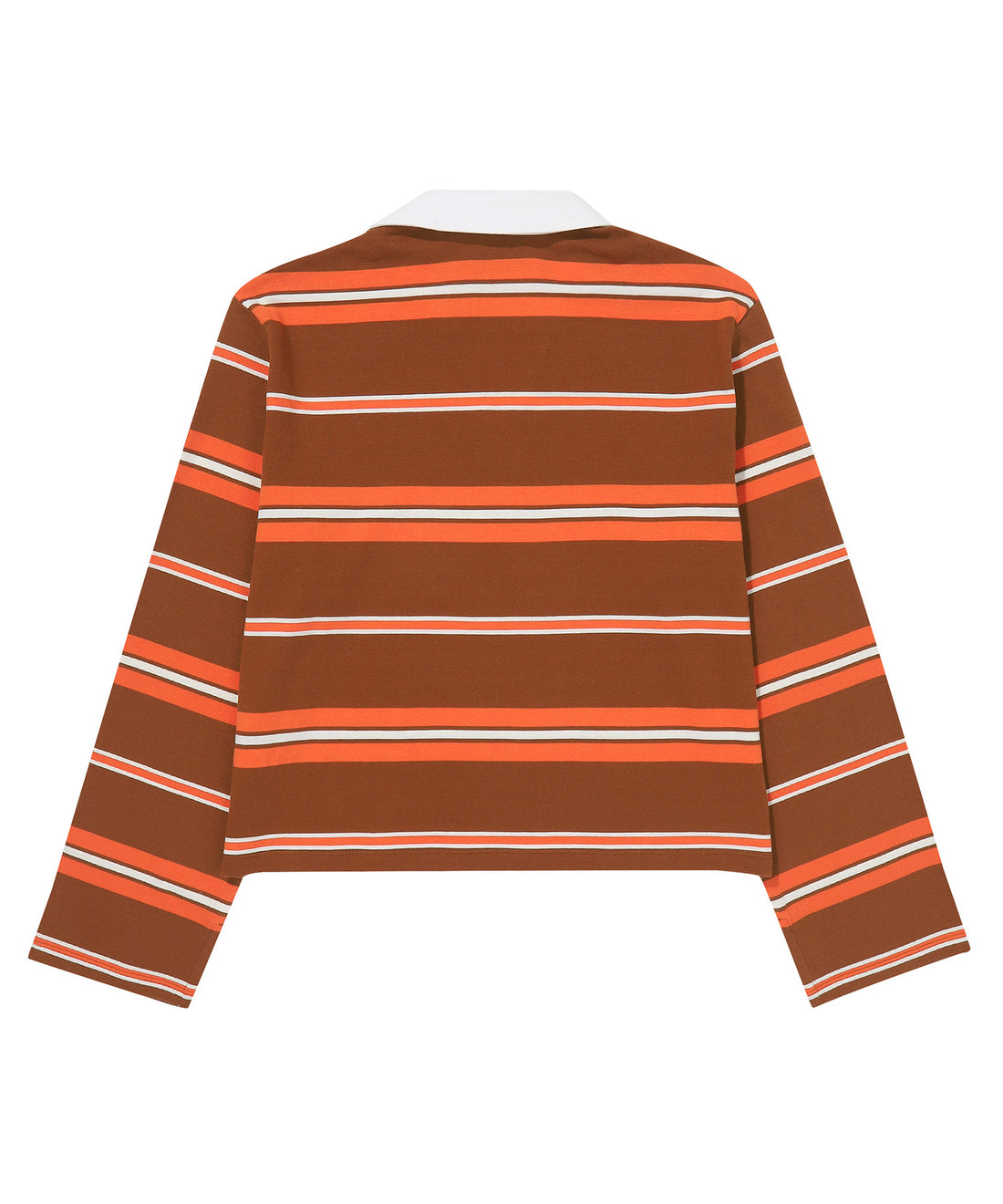 W Stripe Collar Long Sleeve