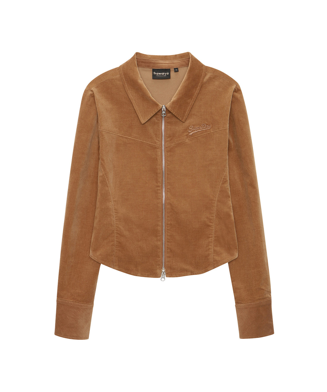 W Corduroy Zip-Up Shirt