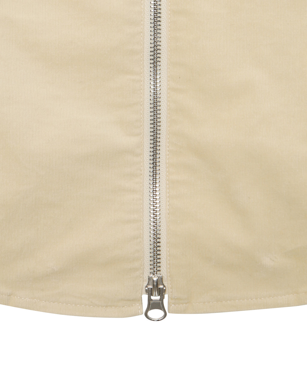 W Corduroy Zip-Up Shirt