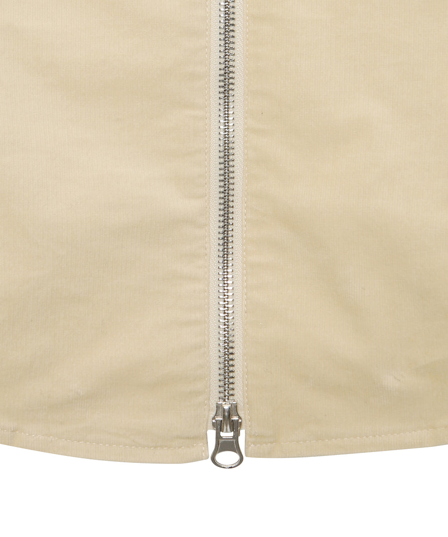 W Corduroy Zip-Up Shirt