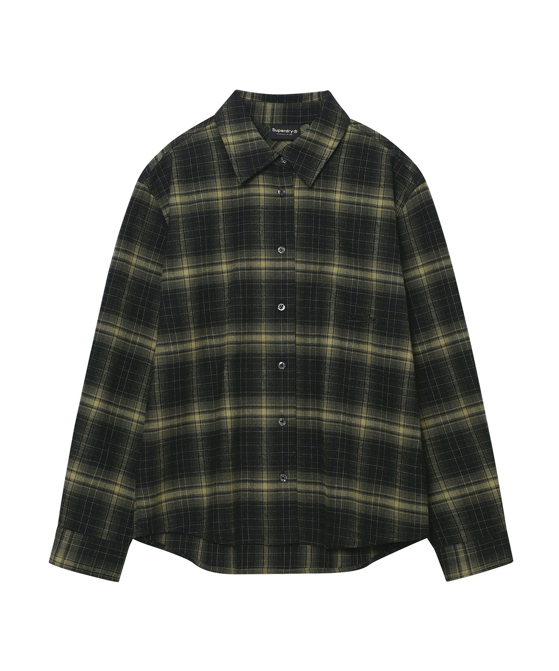 W Oversized Check Shirt