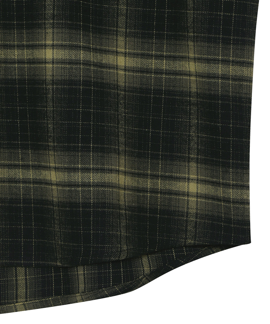 W Oversized Check Shirt