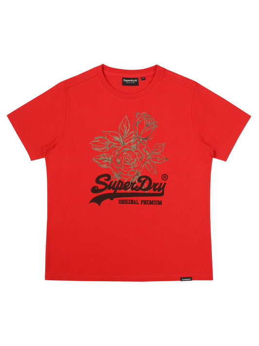 W Vintage Flower T-Shirt